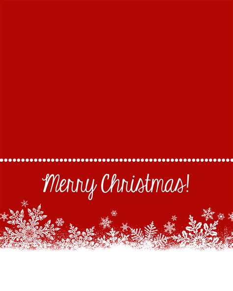 Christmas Card Template Google Docs