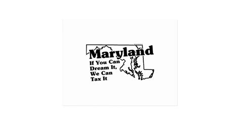 Maryland State Slogan Postcard | Zazzle.co.uk