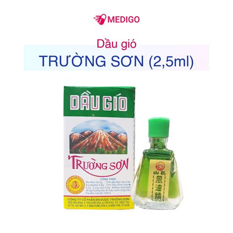 Dầu gió Trường Sơn hộp 1 chai 2.5ml