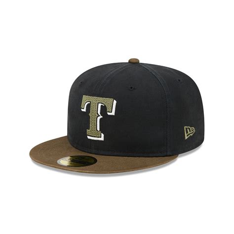 Texas Rangers Quilted Logo 59FIFTY Fitted Hat – New Era Cap