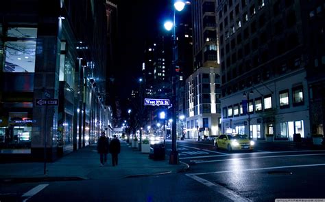 City Street Backgrounds At Night - Wallpaper Cave