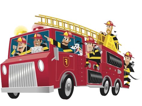 Clipart Of Fire Trucks