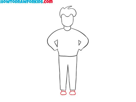 How to Draw a Simple Person - Easy Drawing Tutorial For Kids