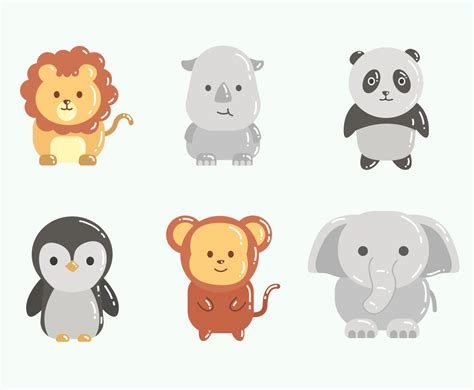 Cute Animal Icon Set