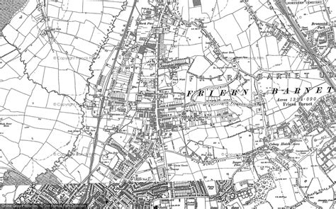 Old Maps of North Finchley, Greater London - Francis Frith