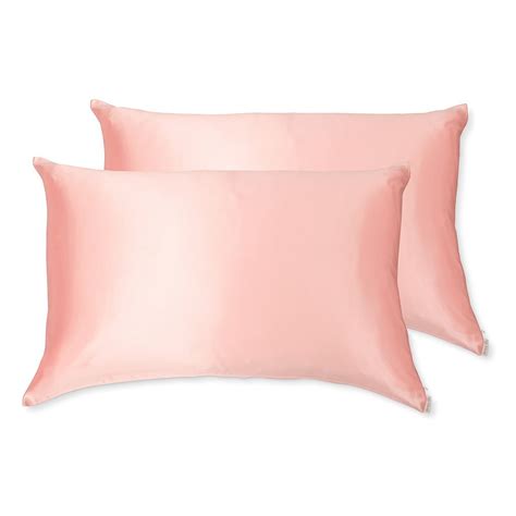 Sleepy Silk Pillowcase, Set of 2 - Blush Pink | The Design Edit