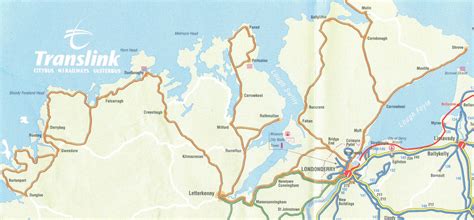 Lough Swilly Route Map