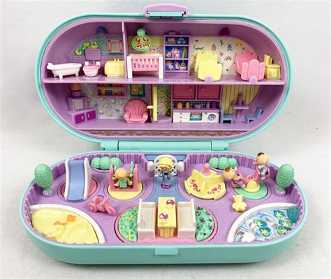 Polly Pocket - Bluebird Toys 1992 - Baby Sitting Stamper (loose)