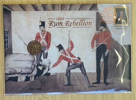 Australia 2019 Rum Rebellion Limited Issue of 200 Prestige PNC with $1 – Shields Stamps & Coins