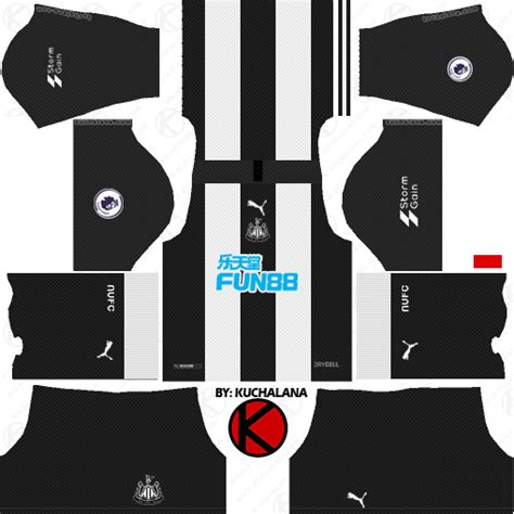 Newcastle United FC 2019/2020 Kit - Dream League Soccer Kits | Dream ...