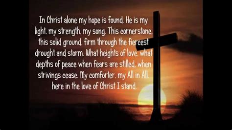 In Christ alone (Cover+Lyrics) - YouTube