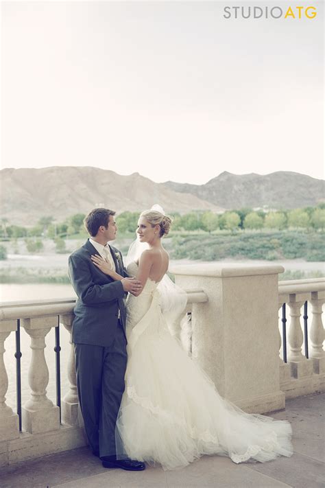 Las Vegas Wedding Photographer, Stephanie & Steve Married at Ravella Lake Las Vegas - Studio ATG ...