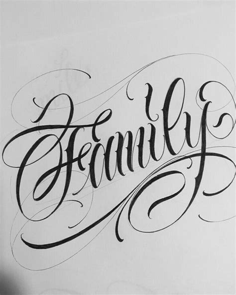 family tattoo lettering - Google Search | Tatuagem de texto, Letras para tatuagem, Fontes para ...