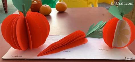 40+ Orange Color Craft Ideas & Activities For Preschool Kids - K4 Craft