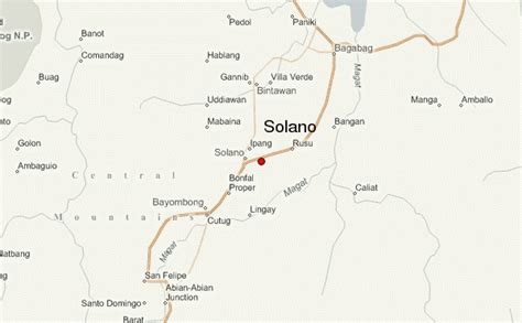 Solano Nueva Vizcaya Map