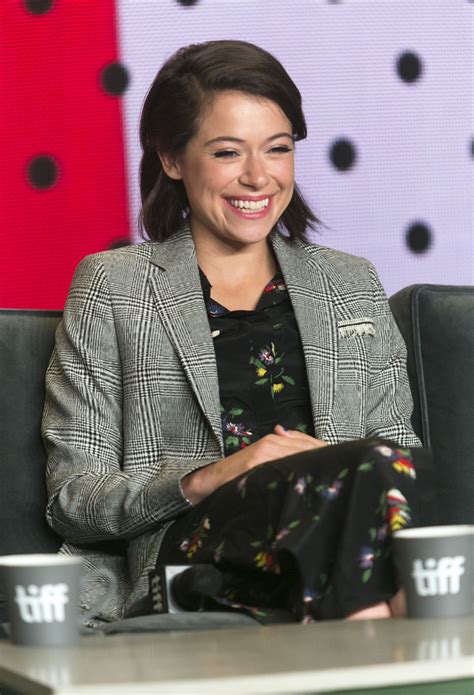 Tatiana Maslany - "Stronger" Press Conference in Toronto 09/09/2017 • CelebMafia