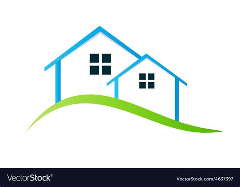 Houses logo Royalty Free Vector Image - VectorStock