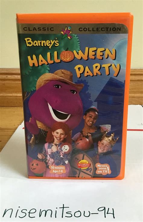 Barney's Halloween Party VHS Barney Home Video Classic Collection Hardcase 45986020246 | eBay