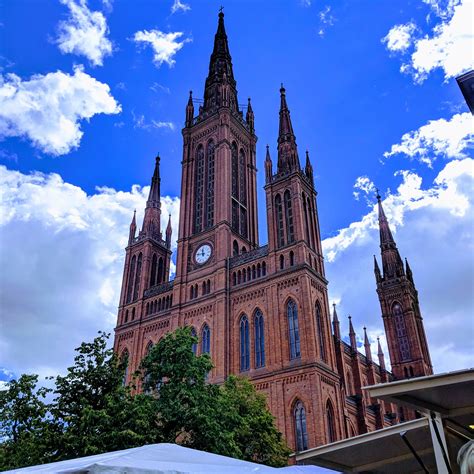 Church located in downtown Wiesbaden, Germany. : r/europe