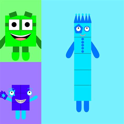 Fanmade numberblocks 4, 5 and 6!!! by December24thDA on DeviantArt