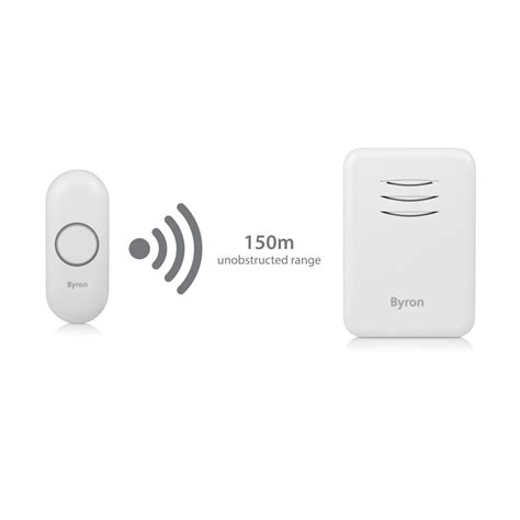 Byron Wireless Doorbell Set Twin Pack | Toolstation