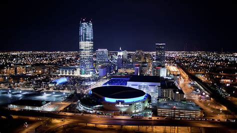 Skyscrapers: Oklahoma City Skyline Night View Store Phone, Oklahoma ...