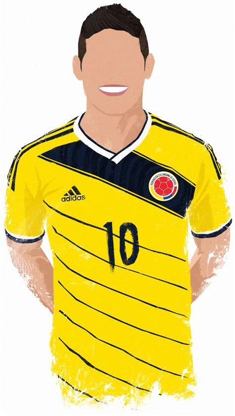 World Cup 2014 Stars - Rodriguez. My illustration collection. James Rodriguez, Lionel Messi ...