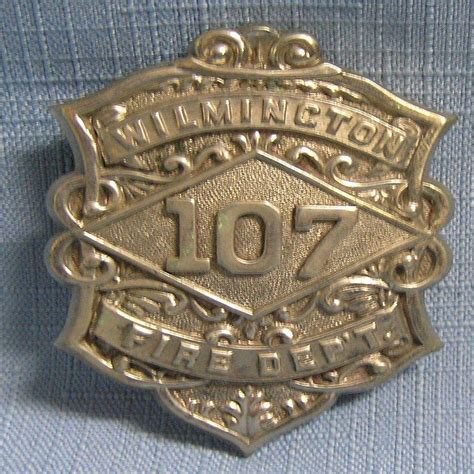 Lot - Antique Wilmington fire dept badge