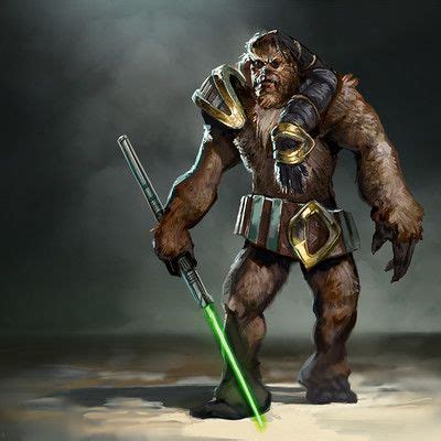 Wookiee Jedi | Star wars characters, Star wars artwork, Star wars rpg