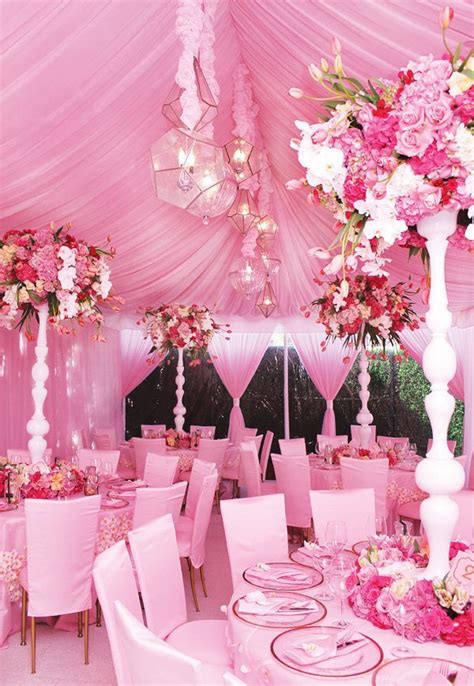 Elegant Pretty in Pink Baby Shower {Amazing Florals} // Hostess with ...