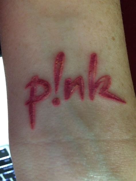 P!NK tattoo | Tattoos, Tattoo designs, Paw print tattoo