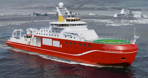 RRS Sir David Attenborough Polar Research Vessel - Ship Technology