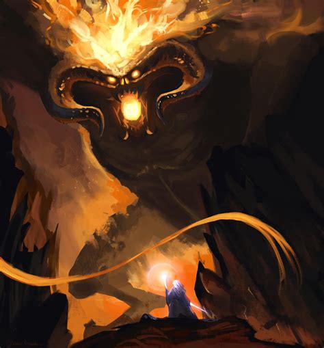 My Gandalf vs Balrog fanart : r/LOTR_on_Prime