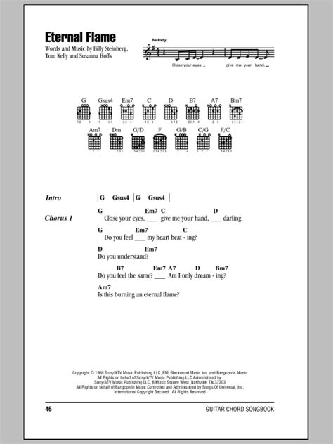 Eternal Flame by The Bangles - Guitar Chords/Lyrics - Guitar Instructor