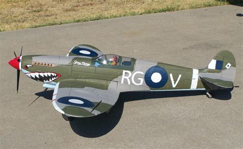 Spitfire 1200mm/47'' Electric RC Airplane Ready-To-Fly With Retracts - General Hobby