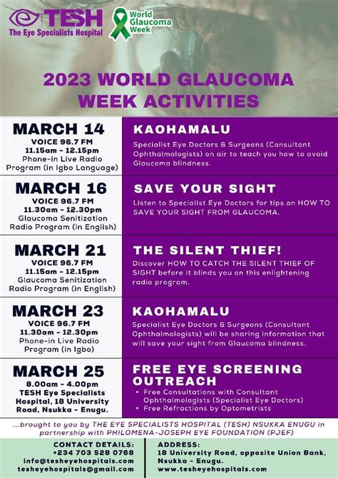 World Glaucoma Week » Media Campaign