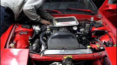 RX-7 Turbo II engine start - YouTube