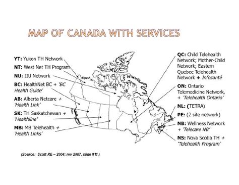 Canada Service Map