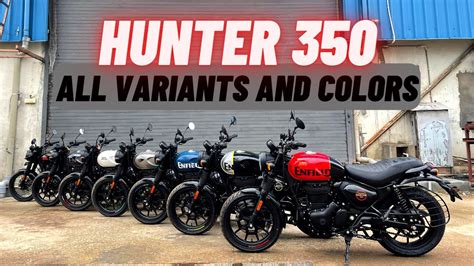 2022 Royal Enfield Hunter 350 - All Variants and Colors !! - YouTube