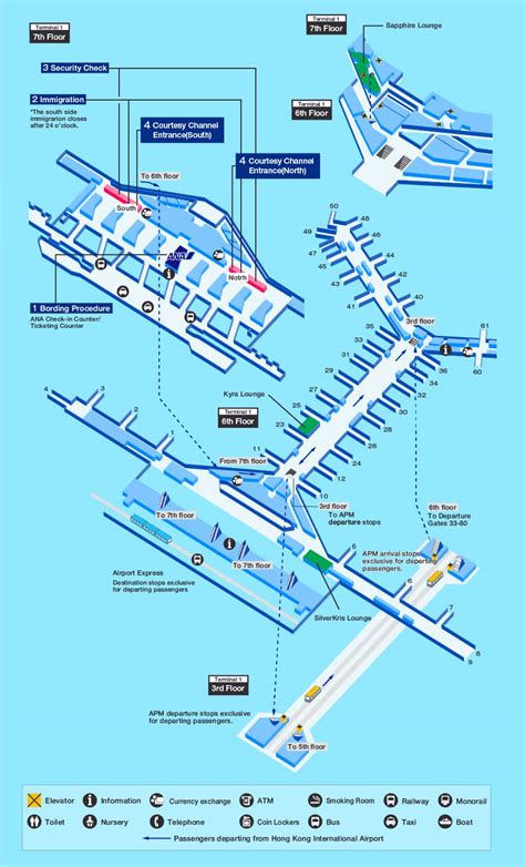 Hong Kong Airport Map