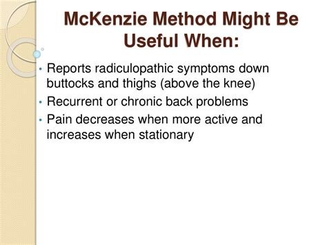 An Introduction to the McKenzie Method