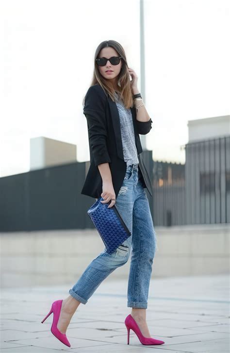 23 Women Outfit Ideas With Pink Shoes For This Season - Styleoholic