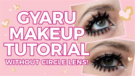 Gyaru Makeup Without Fake Eyelashes | Saubhaya Makeup