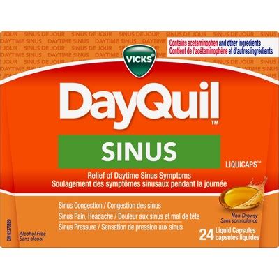 DayQuil Sinus Liquid Capsules Delivery