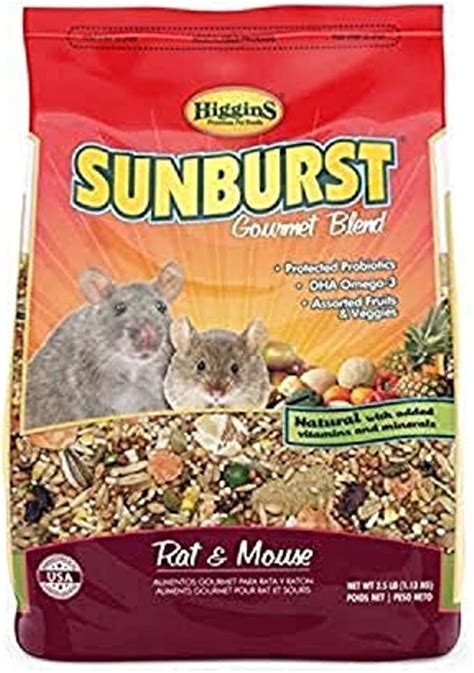 Higgins Sunburst Gourmet Rat & Mouse Food, 2.5 Lbs, Large: Amazon.co.uk: Pet Supplies