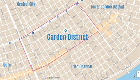 New Orleans Trolley Map Garden District - My Bios