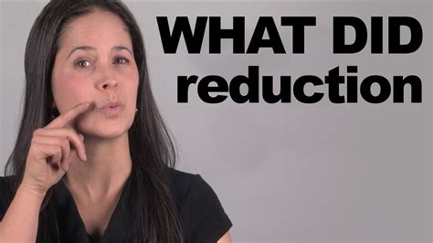 WHAT DID Reduction - Rachel's English