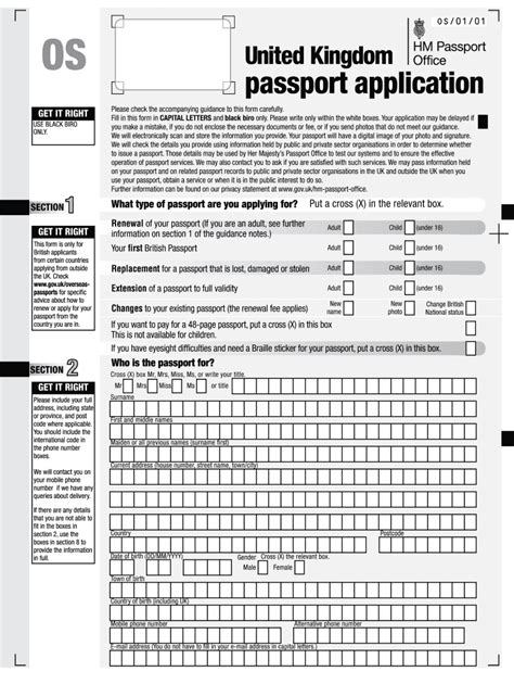 Uk Passport Application Get: Fill it online | airSlate SignNow