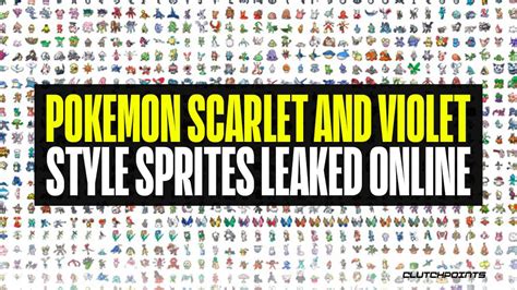 All Pokemon Scarlet and Violet Style Sprite Icons Leaked Online