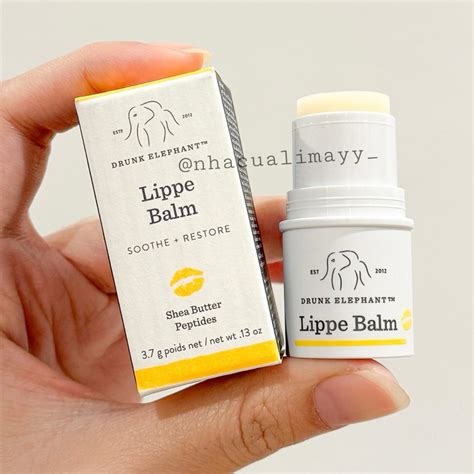 Shea Butter Peptides Drunk Elephant Lip Balm | Shopee Malaysia